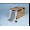 Rubbermaid Commercial 40 ft L Flat Dust Mop, Slide On Connection, Cut-End, White, Cotton FGM15000WH00 - alternate 3