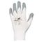 Mcr Safety Coated Gloves, Nitrile, Foam, Palm, 3 Abrasion Level, White, L (9) 1 PR 9674L - alternate 3