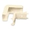 Legrand External Elbow Raceway, PN03 Series, 1 Channel, 1-3/4 in W, 1/2 in H, 1-3/4 in L, Ivory PN03F18V - alternate 1