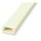 Legrand Cover Plate Raceway, PN05 Series, 1 Channel, 1-1/8 in W, 5/8 in H, 8 ft L, Ivory PN05L08V - alternate 1