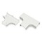 Legrand Tee Raceway, PN05 Series, 1 Channel, 2.93 in W, 0.625 in H, 4-3/4 in L, Ivory PN05F15V - alternate 1