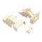 Legrand Drop Ceiling Raceway, PN05 Series, 1 Channel, 1.31 in W, 0.625 in H, 4.37 in L, Ivory PN05F86V - alternate 1