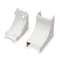 Legrand Internal Elbow Raceway, PN10 Series, 1 Channel, 2-1/4 in W, 3/4 in H, 2-1/4 in L, Ivory PN10F17V - alternate 1