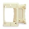Legrand Cover Plate Raceway, PN03, PN05, PN10 Series, 2 Channel, 3 in W, 1-3/4 in H, 4-3/4 in L, Ivory PSB1V - alternate 1