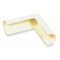 Legrand External Elbow Raceway, 300 Series, 1 Channel, 1/2 in W, 0.375 in H, 1.62 in L, Ivory 318 - alternate 1