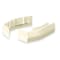 Legrand Raceway Base Seam Clip, 4 in W, 2 in H, 0.625 in L, White 40N2F05WH - alternate 1