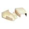 Legrand Raceway Divided Entrance End, CableSmart 40N2 Series, 8.56 in W, 2 in H, 7.31 in L, Ivory 40N2F21V - alternate 1