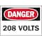 Brady Danger Label, Electrical Hazard, PK5 86059 - alternate 1