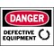 Brady Danger Label, Information, 5 In. W, PK5 86125 - alternate 1