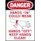 Brady Danger Label, Instruction, 5 In. W, PK5, 86265 86265 - alternate 1