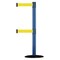 Tensabarrier Barrier Post with Belt, 7 1/2 ft Length, 38 in Post Height, No Legend 889T2B-33-23-STD-NO-Y5X-C - alternate 1