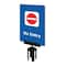 Tensabarrier Acrylic Sign, Blue, No Entry S14-P-23-7X11-V-HDSB-1701-33 - alternate 1