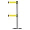 Tensabarrier Barrier Post with Belt, 7 1/2 ft Length, 38 in Post Height, No Legend 889T2U-1P-1P-STD-NO-Y5X-C - alternate 1