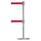 Tensabarrier Barrier Post with Belt, 7 1/2 ft Length, 38 in Post Height, No Legend 889T2U-1P-1P-STD-NO-R5X-C - alternate 1