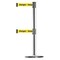 Tensabarrier Barrier Post with Belt, 7 1/2 ft Length, 38 in Post Height, Danger Keep Out 889T2U-1P-1P-STD-NO-YDX-C - alternate 1