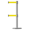 Tensabarrier Barrier Post with Belt, 7 1/2 ft Length, 38 in Post Height, No Legend 889T2U-3P-3P-STD-NO-Y5X-C - alternate 1