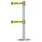 Tensabarrier Barrier Post with Belt, 7 1/2 ft Length, 38 in Post Height, Caution Do Not Enter 889T2U-1S-1S-STD-NO-YAX-C - alternate 1