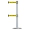 Tensabarrier Barrier Post with Belt, 7 1/2 ft Length, 38 in Post Height, Out of Service 889T2U-1S-1S-STD-NO-YEX-C - alternate 1