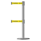Tensabarrier Barrier Post with Belt, 7 1/2 ft Length, 38 in Post Height, Caution Do Not Enter 889T2U-3P-3P-STD-NO-YAX-C - alternate 1