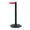 Tensabarrier Barrier Post with Belt, 7 1/2 ft Length, 38 in Post Height, No Legend 886-33-STD-NO-R5X-C - alternate 1