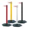 Tensabarrier Barrier Post with Belt, 7 1/2 ft Length, 38 in Post Height, Caution Do Not Enter 886-33-STD-NO-YAX-C - alternate 2