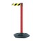 Tensabarrier Barrier Post with Belt, 7 1/2 ft Length, 38 in Post Height, No Legend 886-21-STD-NO-D4X-C - alternate 1