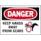 Brady Danger Label, Instruction, 5 In. W, PK5, 86274 86274 - alternate 1