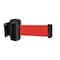 Tensabarrier Belt Barrier, Black, Belt Color Red 896-STD-33-STD-NO-R5X-C - alternate 1