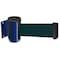 Tensabarrier Belt Barrier, Blue, Belt Color Green 896-STD-23-STD-NO-G6X-C - alternate 1