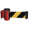 Tensabarrier Belt Barrier, Red, Belt Yellow/Black 896-STD-21-STD-NO-D4X-C - alternate 1