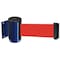 Tensabarrier Belt Barrier, Blue, Belt Color Red 896-STD-23-STD-NO-R5X-C - alternate 1