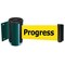 Tensabarrier Belt Barrier, Green, Belt Color Yellow 896-STD-28-STD-NO-YCX-C - alternate 1