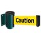 Tensabarrier Belt Barrier, Green, Belt Color Yellow 896-STD-28-STD-NO-YAX-C - alternate 1