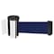 Tensabarrier Belt Barrier, Chrome, Belt Blue 896-STD-1P-STD-NO-L5X-C - alternate 1