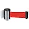 Tensabarrier Belt Barrier, Chrome, Belt Red 896-STD-1S-STD-NO-R5X-C - alternate 1