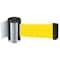 Tensabarrier Belt Barrier, Chrome, Belt Yellow 896-STD-1S-STD-NO-Y5X-C - alternate 1