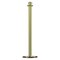 Lawrence Metal Urn Top Rope Post, Satin Brass 310U-2S-NOT - alternate 1