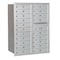 Salsbury Industries Mailbox, Aluminum, Powder Coated, 20 Doors, Recessed, 11 Door Height Equivalent 3711D-20AFU - alternate 1
