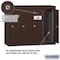 Salsbury Industries Mailbox, Bronze, Powder Coated, 4 Doors, Surface, - 3504ZSU - alternate 3