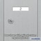 Salsbury Industries Mailbox, Aluminum, Powder Coated, 7 Doors, Recessed, - 3507ARU - alternate 3