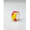 Zoro Select Floor Marking Tape, vinyl, Striped, Magenta, Yellow, 2 in W., 5 mil Thickness 3YRX5 - alternate 1