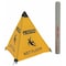 Handy Cone Floor sign, 18 in H, Nylon, English, 17177I 17177I - alternate 6