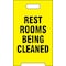 See All Industries Restroom Sign, 20 in Height, 12 in Width, Plastic, Triangle, English TP-CREST - alternate 3