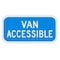 Lyle Van Accessible Parking Sign, 6" x 12, FD02B FD02B - alternate 1
