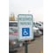 Lyle Van Accessible Parking Sign, 6" x 12, FD02B FD02B - alternate 2
