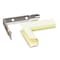 Legrand Internal Elbow Raceway, 700 Series, 1 Channel, 3/4 in W, 0.66 in H, 3-1/4 in L, Ivory V717 - alternate 1