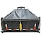 Buyers Products Standard Duty Tarp, 6 ft 6 in x 15 ft, 10 Mil, Gray/Black, PVC Coated Polyester, UV Resistant DTR6515 - alternate 3