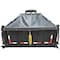 Buyers Products Standard Duty Tarp, 6 ft 6 in x 15 ft, 10 Mil, Gray/Black, PVC Coated Polyester, UV Resistant DTR6515 - alternate 1