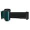 Tensabarrier Belt Barrier, Green, Belt Color Black 896-STD-28-MAX-NO-B9X-C - alternate 1