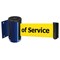Tensabarrier Belt Barrier, Blue, Belt Color Yellow 896-STD-23-MAX-NO-YEX-C - alternate 1